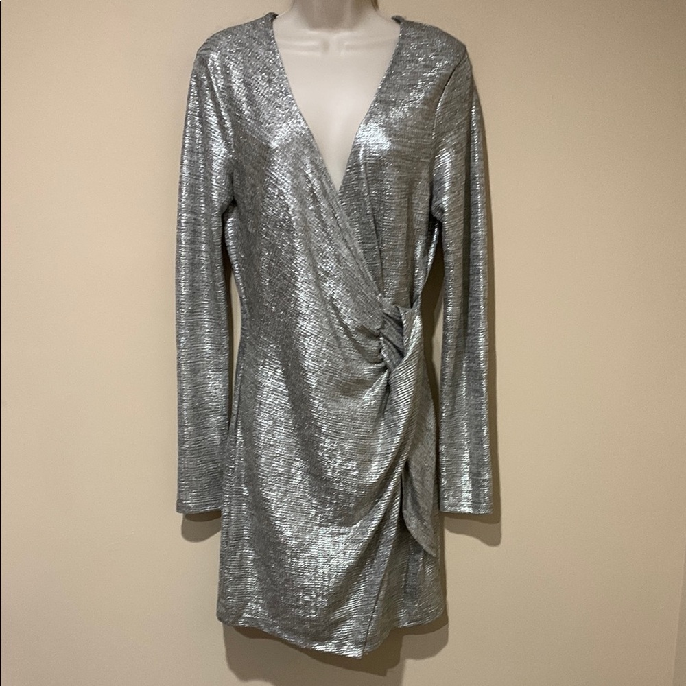 Silver fancy dress